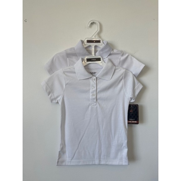Beverly Hills Polo Club Girls' School Uniform Polo – Size M (5/6) – 2-Pack – NWT - Picture 1 of 4
